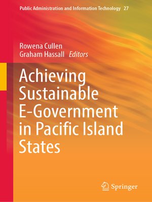 cover image of Achieving Sustainable E-Government in Pacific Island States